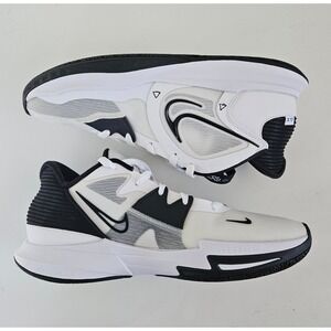Nike Kyrie Low 5 TB Sneakers Mens 10.5 White Black Basketball Shoes Zoom Air